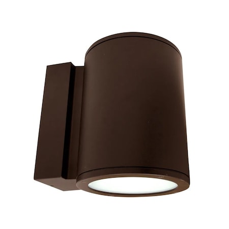 Westgate 8 in. 3CCT-Selectable LED Outdoor Cylinder Up/Downlight, 80W, Bronze WMC8-UDL-MCT-BR-D